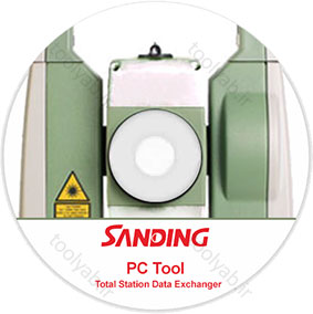 نرم افزار تخلیه اطلاعات توتال استیشن سندینگ آفیس total station sanding PC tool Office exchange